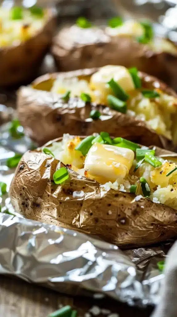 Crock Pot Baked Potatoes