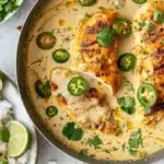 Creamy Jalapeño Chicken (Cozy, Spicy & Extra Saucy) 2 Creamy Jalapeno Chicken Skillet Cozy One Pan Dinner