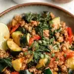 Ground Turkey and Zucchini Recipes: Easy Skillet 6 Ground Turkey Zucchini Bowl — Ready to Serve