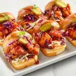 Hot Honey Chicken Sliders 2 Platter of Hot Honey Chicken Sliders