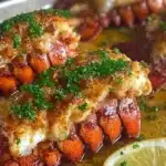 Juicy lobster tail served on a plate, ready to enjoy from the 10 Minute recipe.