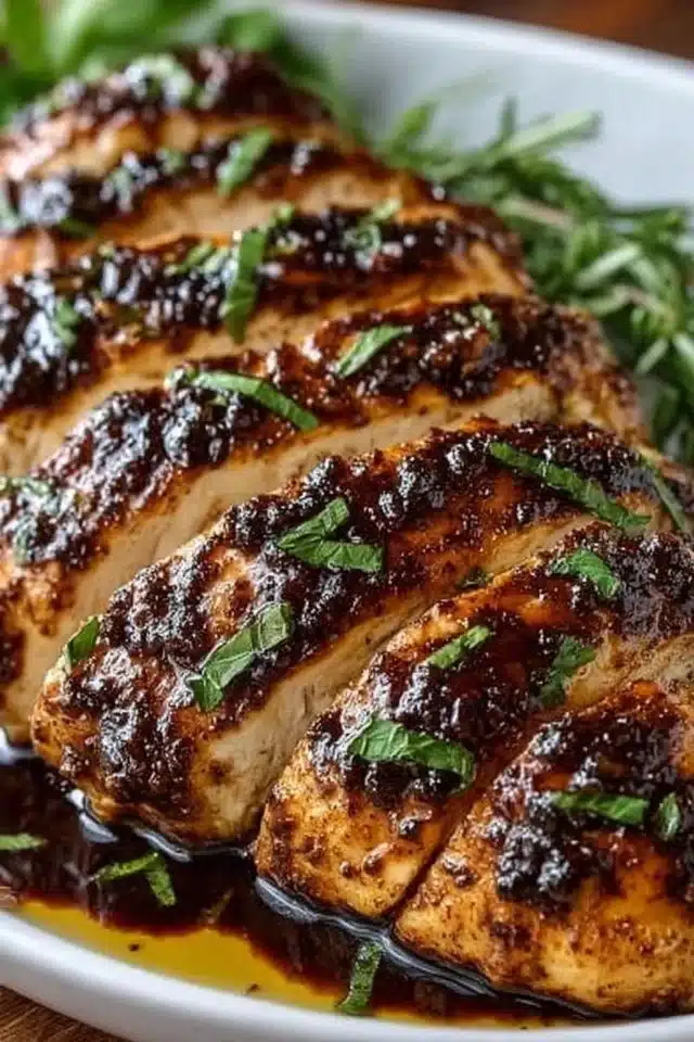 Balsamic Baked Chicken Breast (Juicy, Easy, Flavor-Packed) 2 Balsamic Baked Chicken Breast