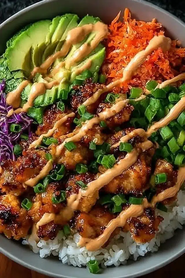 Beginner-Friendly Bang Bang Chicken Bowl (So Easy!) 2 Bang Bang Chicken Bowl: A Beginner-Friendly Flavor Bomb