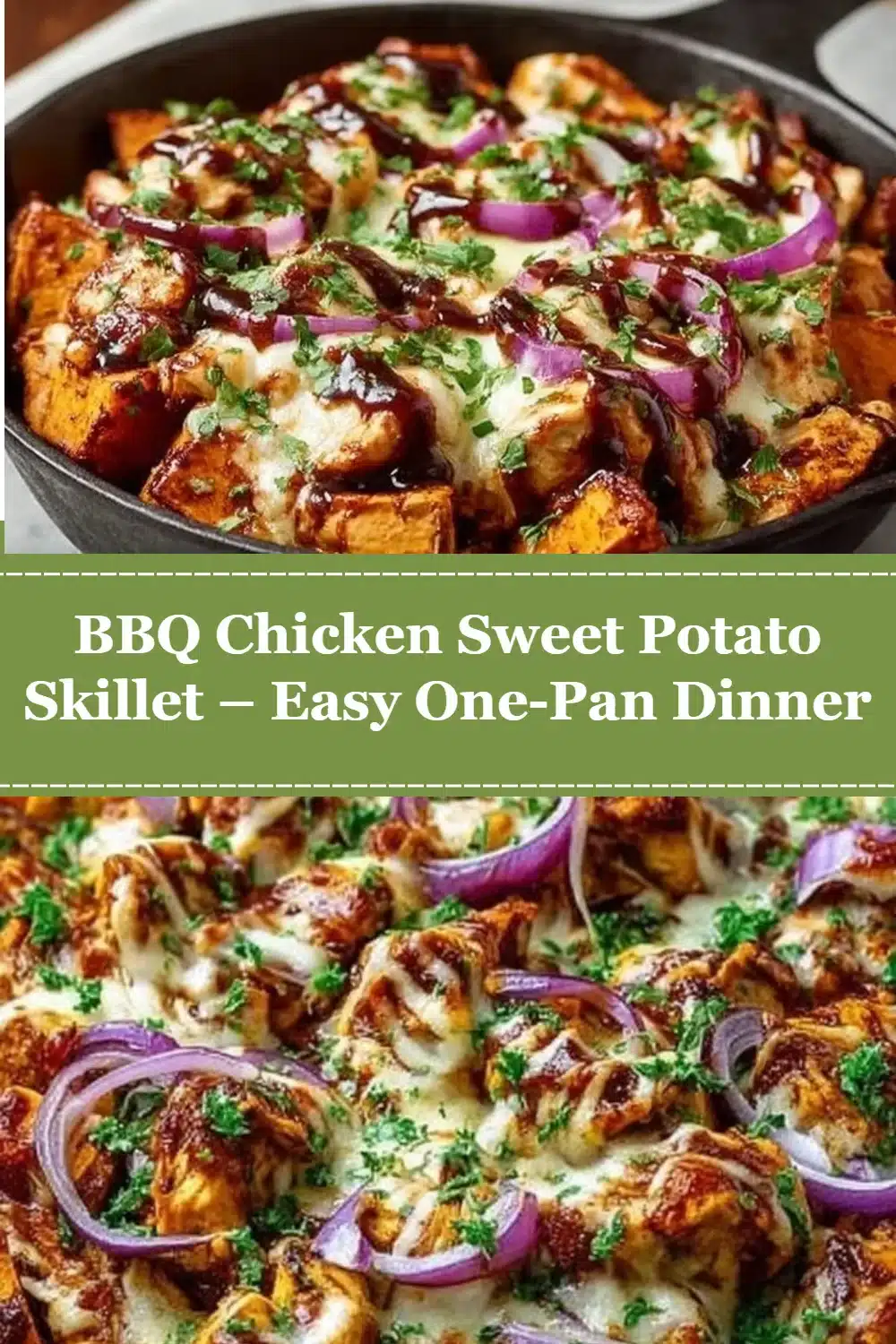 Easy BBQ Chicken Sweet Potato Skillet (Ready in 30 Minutes) 3 BBQ Chicken Sweet Potato Skillet – Easy One-Pan Dinner