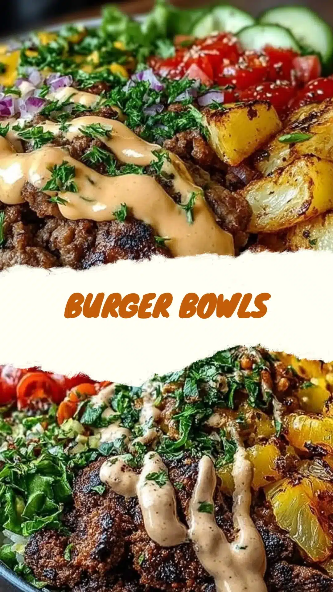 Burger Bowls (Easy, Healthy & Loaded with Flavor!) 3 Burger Bowls