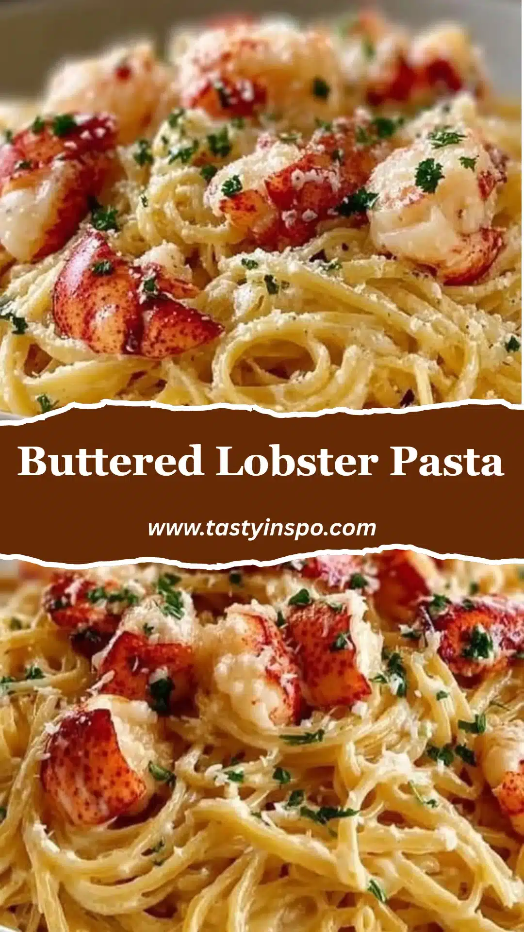 Buttered Lobster Pasta (Easy Garlic Butter Sauce) 3 Buttered Lobster Pasta