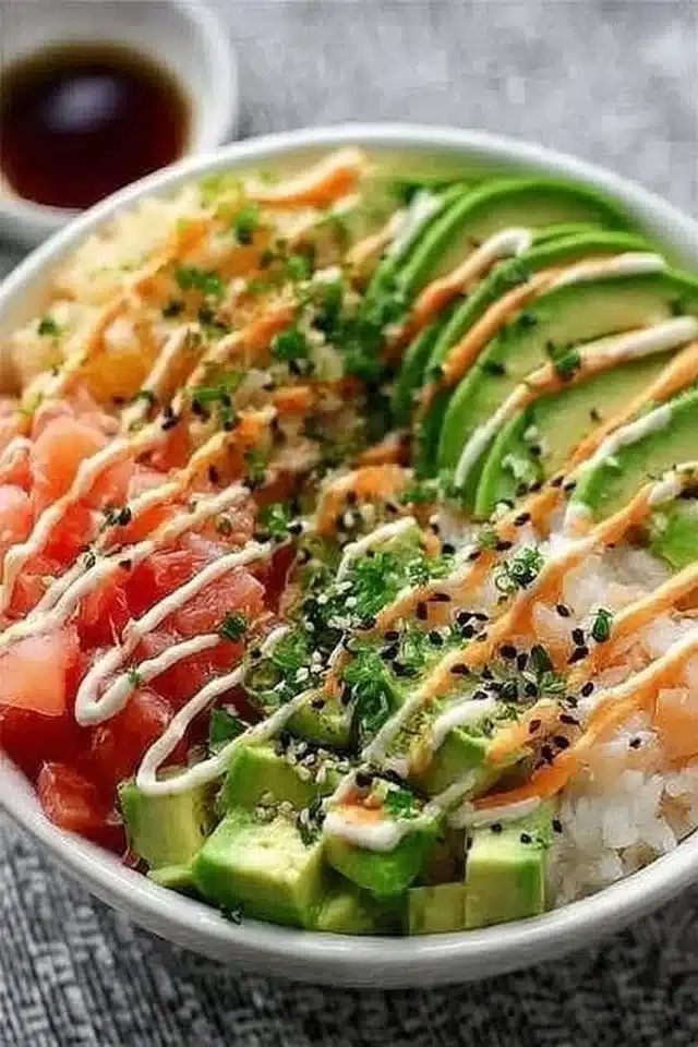 California Roll Sushi Bowls