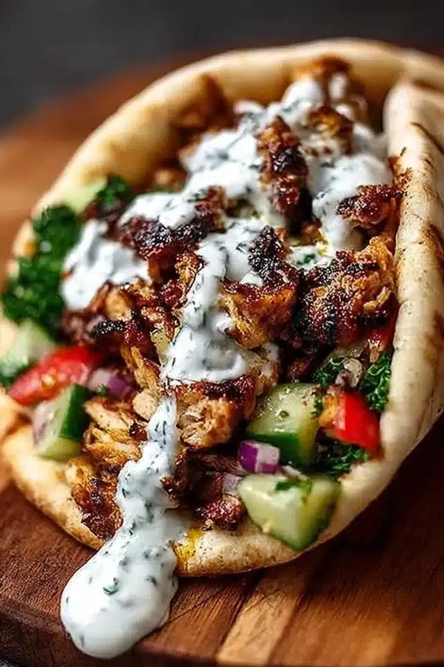 Chicken Shawarma with Garlic Sauce