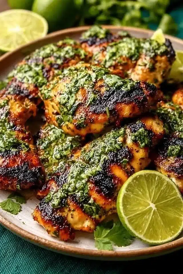 Cilantro Lime Chicken Thighs