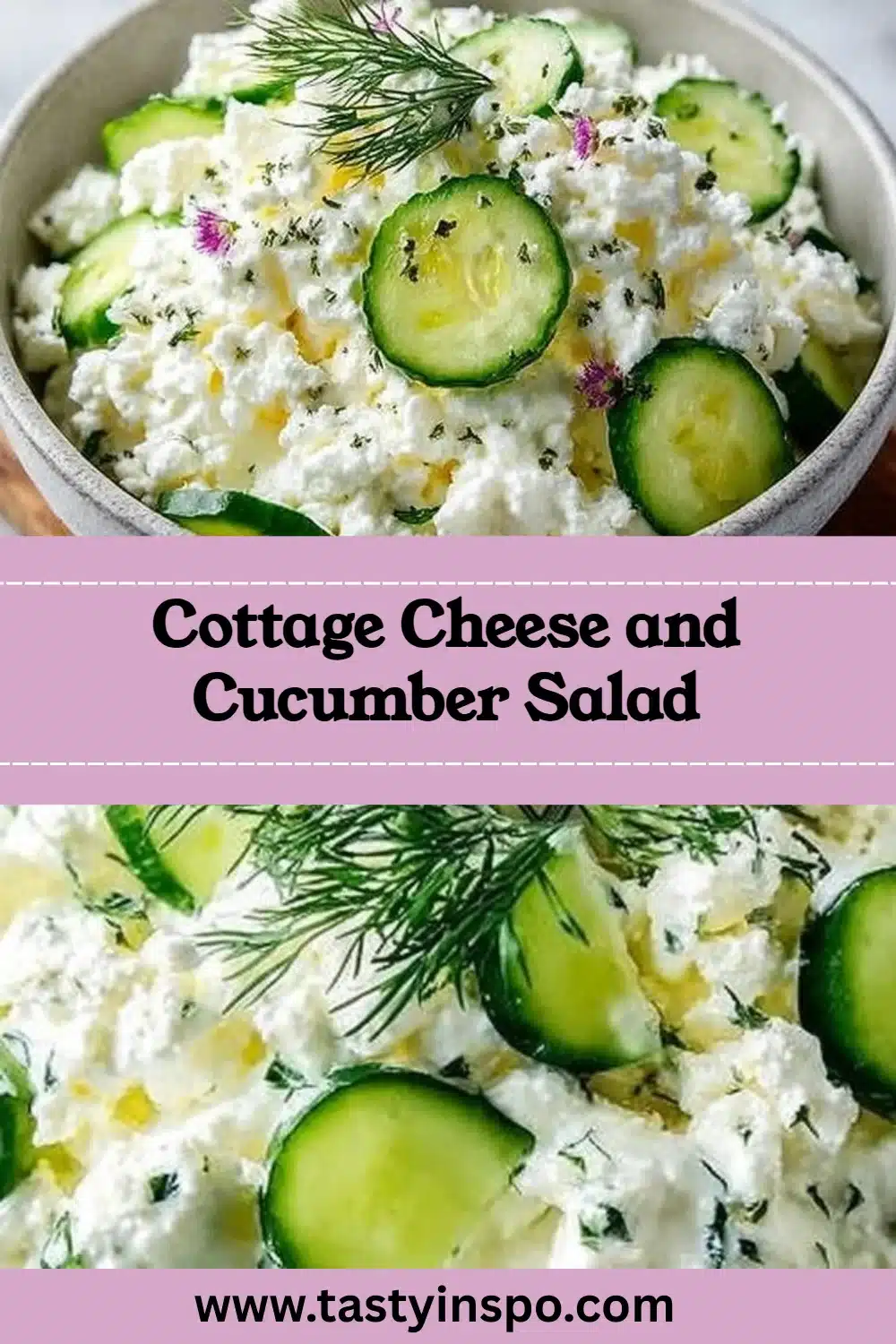 Easy Cottage Cheese and Cucumber Salad in 10 Minutes 3 Cottage Cheese and Cucumber Salad