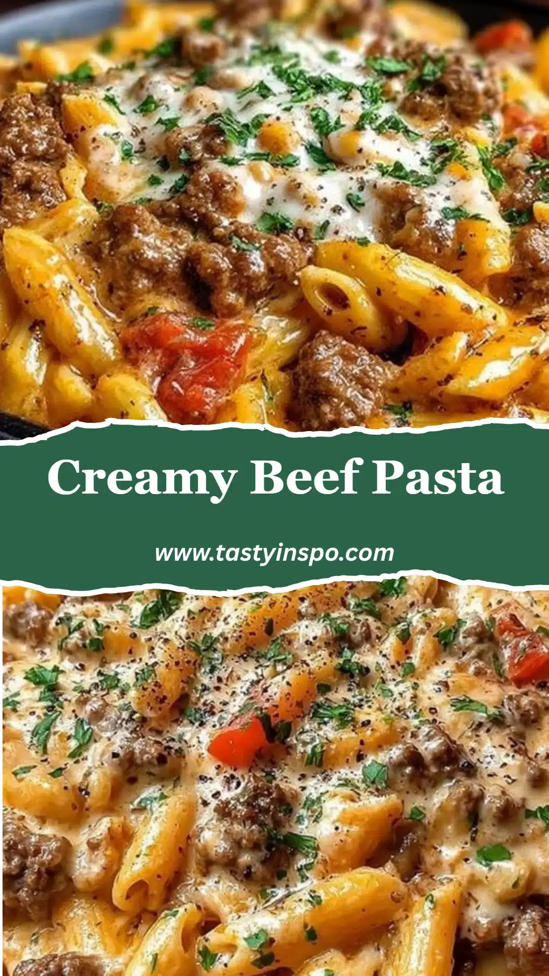 Creamy Beef Pasta (Easy, Cozy Weeknight Dinner!) 3 Creamy Beef Pasta