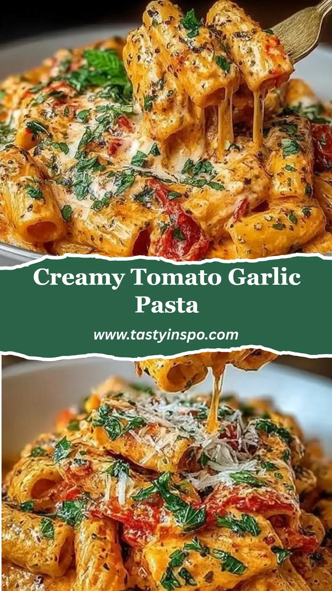Creamy Tomato Garlic Pasta