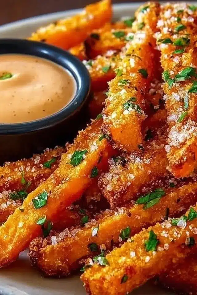 Crispy Oven Baked Sweet Potato Fries (Easy 30-Minute Recipe) 2 Crispy Oven Baked Sweet Potato Fries