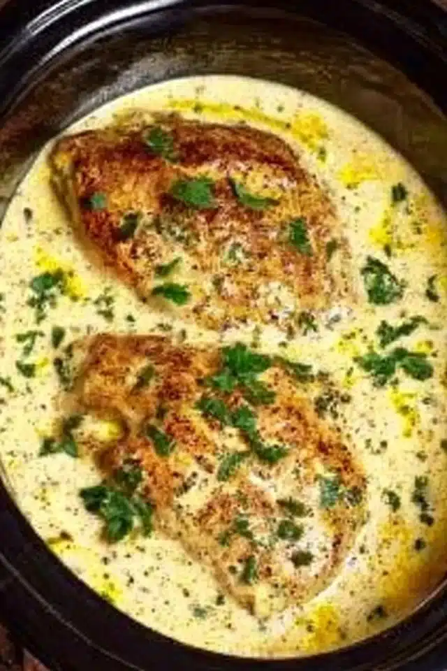 Crock Pot Angel Chicken (Creamy, Easy Slow Cooker Dinner) 2 Crock Pot Angel Chicken