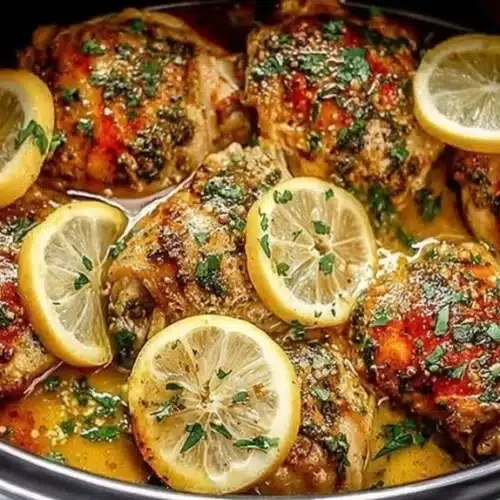 Crock Pot Chicken Thighs with Lemon Garlic Butter (Easy) 4 crock pot chicken thighs with lemon garlic butter 2026 02 18 122838 1024x574 1