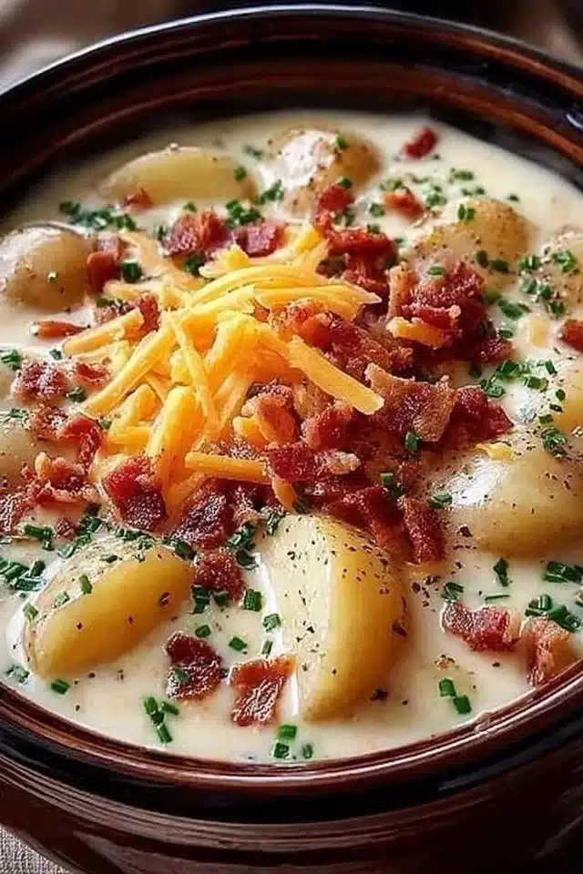 Crock Pot Crack Potato Soup