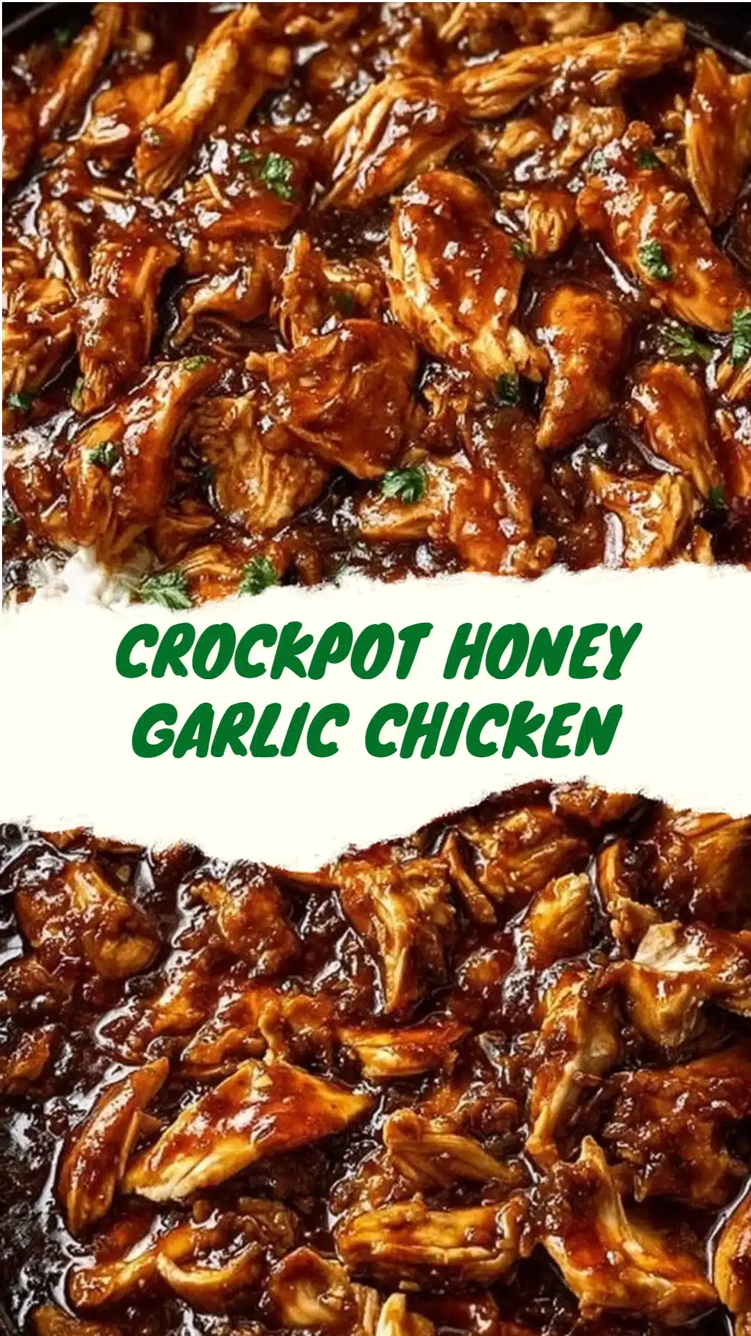 Crockpot Honey Garlic Chicken (Sweet, Sticky & Easy!) 3 Crockpot Honey Garlic Chicken