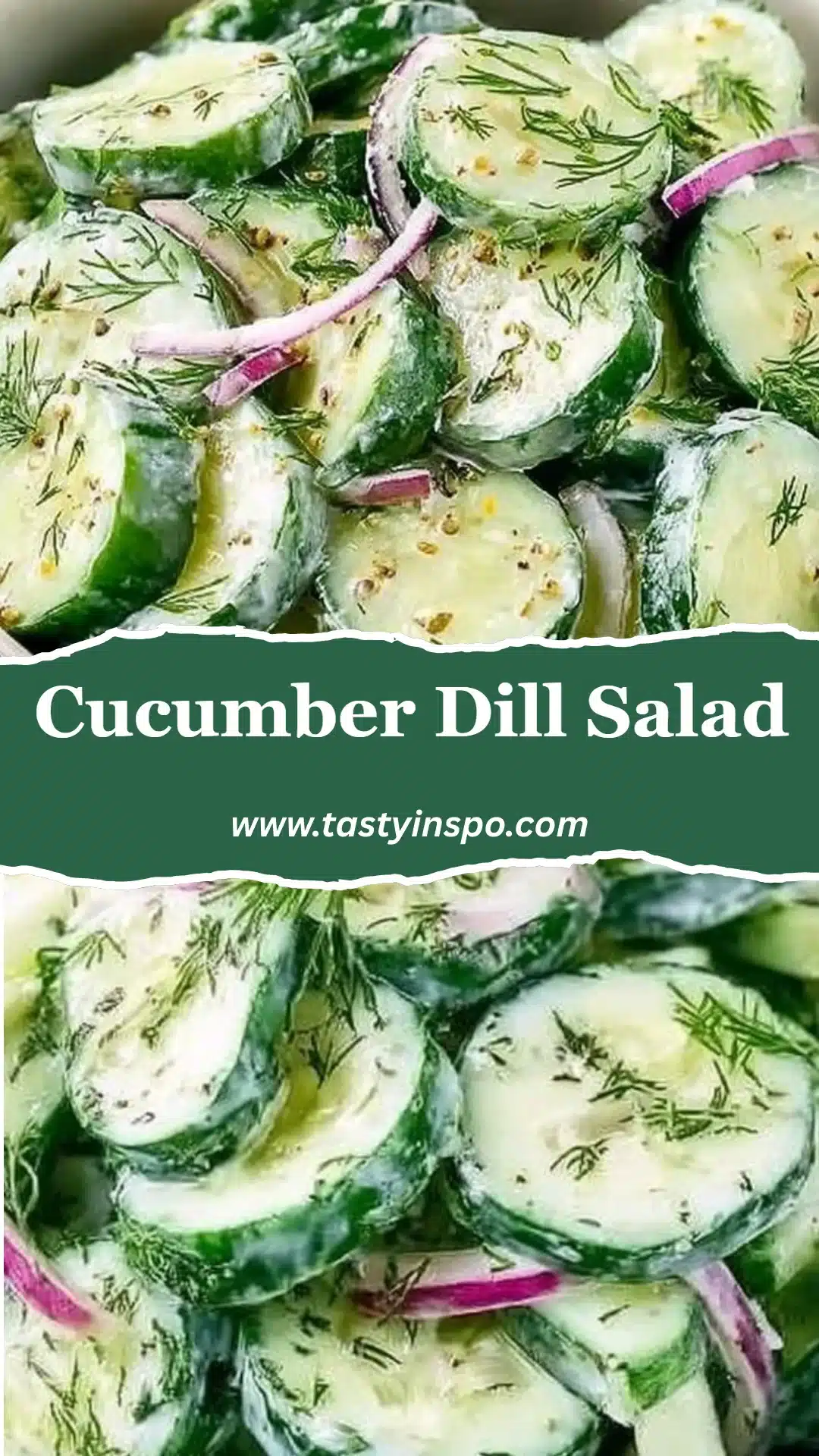Cucumber Dill Salad (Fresh, Creamy, and Easy) 3 Cucumber Dill Salad
