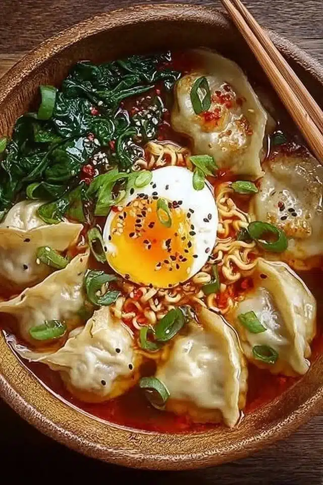 Dumpling Ramen Bowl (Cozy, Easy & Better Than Takeout!) 2 Dumpling Ramen Bowl