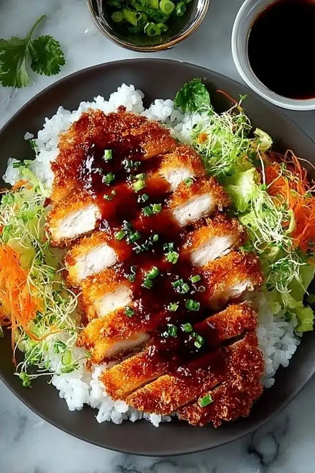 Easy Homemade Chicken Katsu (Crispy Every Time) 2 Easy Homemade Chicken Katsu