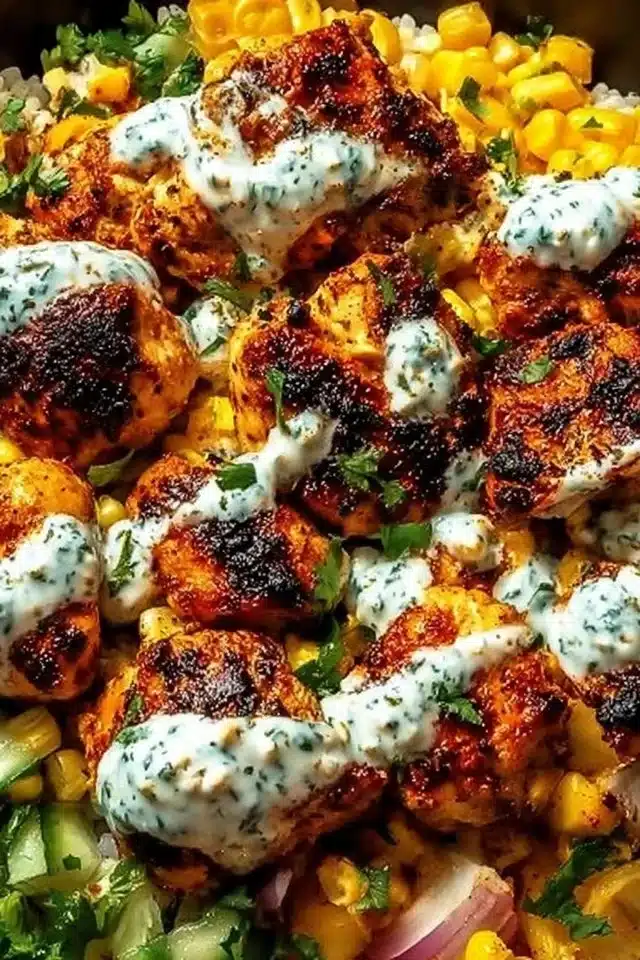 Street Corn Chicken Bowl: Easy, Creamy, and Flavor-Packed 2 Easy Street Corn Chicken Bowl