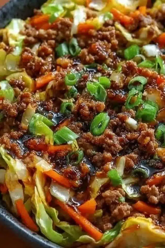 Easy Egg Roll in a Bowl (Better Than Takeout) 2 Egg Roll in a Bowl