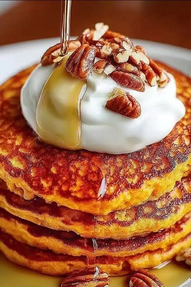 Fluffy Sweet Potato Pancakes