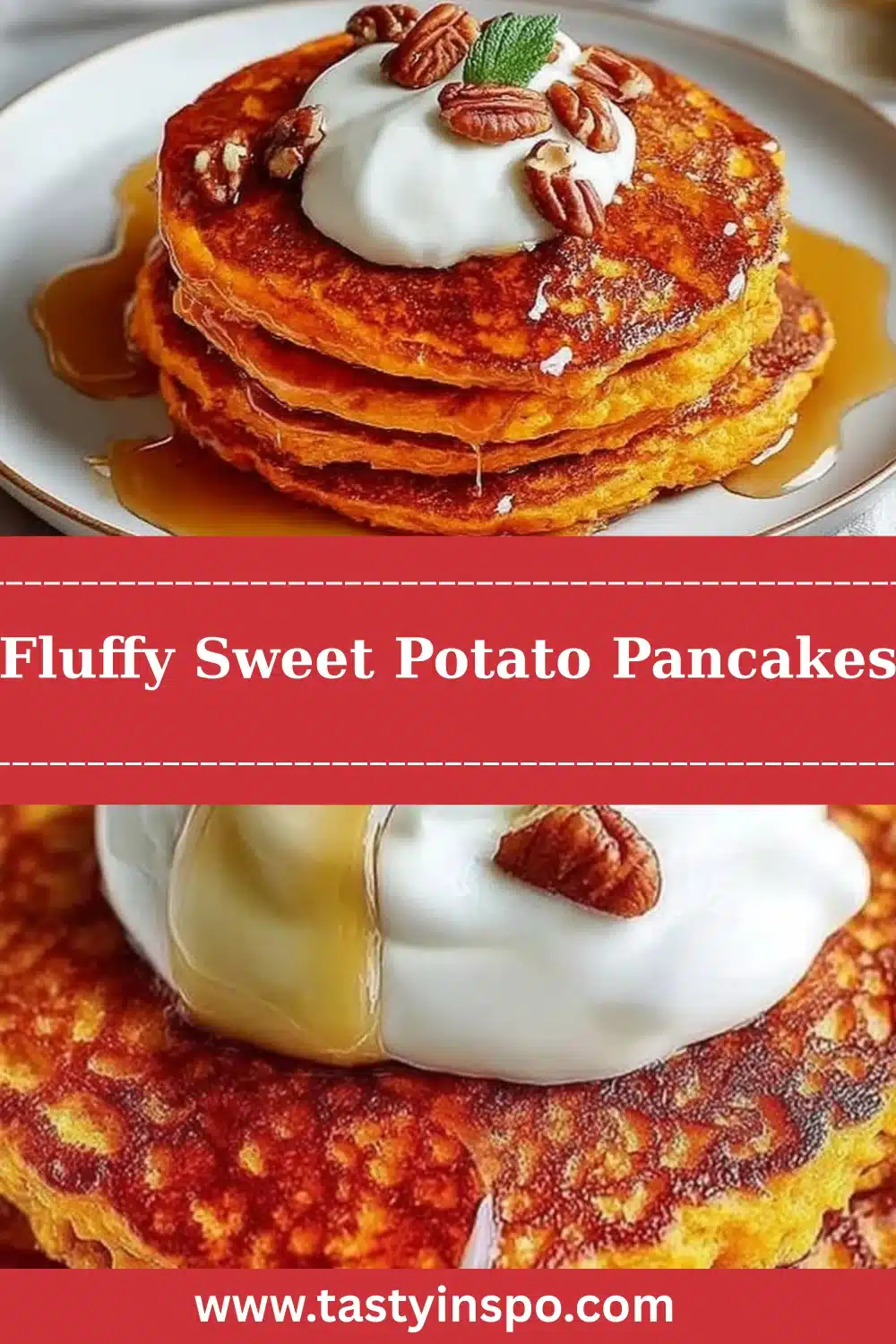 Fluffy Sweet Potato Pancakes