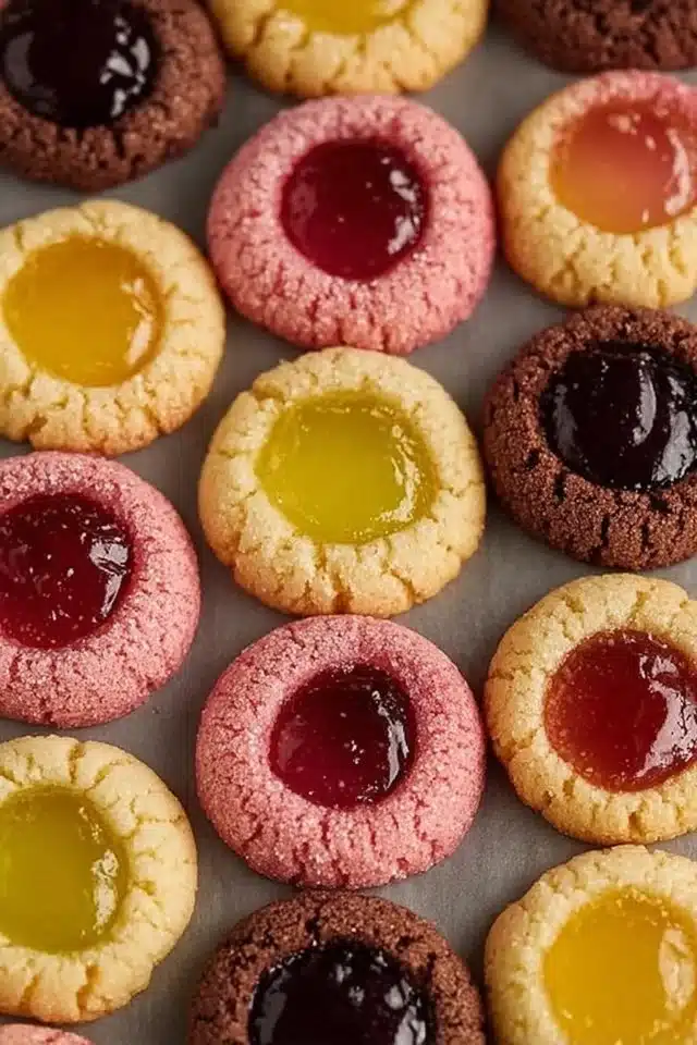 Fruity Thumbprint Cookies