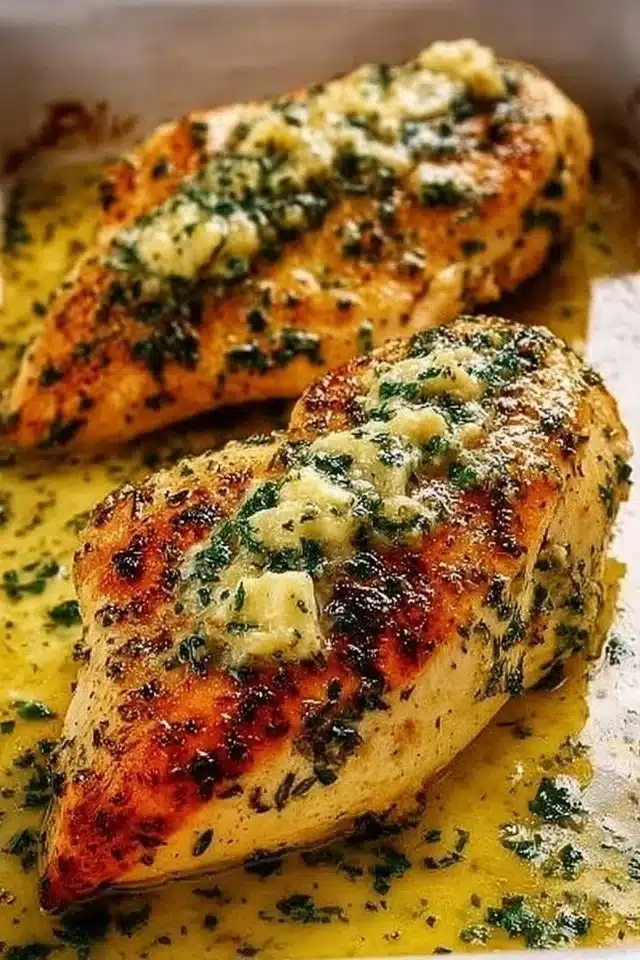 Garlic Butter Baked Chicken Breast (Juicy, Easy & Flavorful!) 2 Garlic Butter Baked Chicken Breast