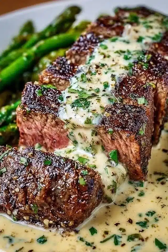 Easy Garlic Butter Steak With Parmesan Cream Sauce Ready in 25 Minutes 2 Garlic Butter Steak With Parmesan Cream Sauce
