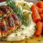 Garlic Herb Chicken with Mashed Potatoes and Glazed Carrots (Easy) 4 garlic herb chicken with mashed potatoes and glaze 2026 02 18 124349 1024x574 1