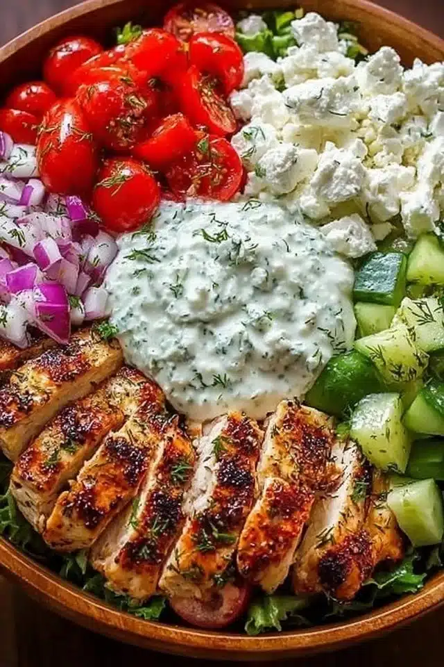 Greek Chicken Bowls