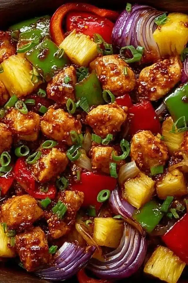 Hawaiian Chicken Sheet Pan