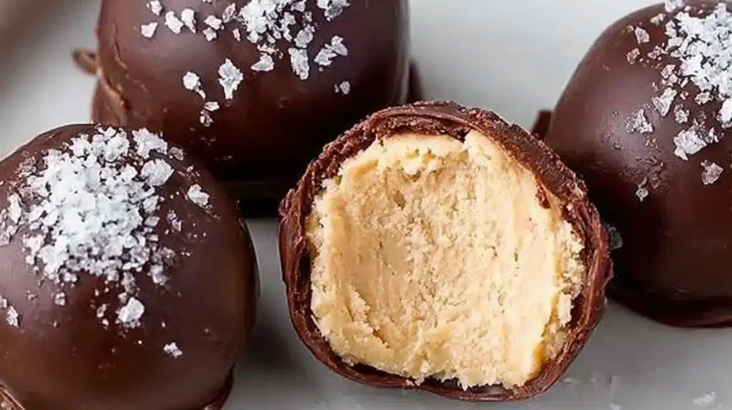 Healthy Peanut Butter Bites made with Greek yogurt for a tasty snack.