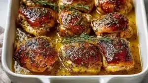 Herbed Honey Mustard Chicken (Easy 30-Minute Dinner) Herbed Honey Mustard Chicken served alongside fresh vegetables