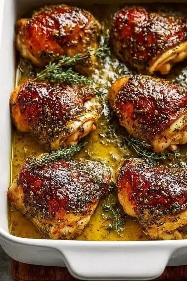 Herbed Honey Mustard Chicken (Easy 30-Minute Dinner) 2 Herbed Honey Mustard Chicken