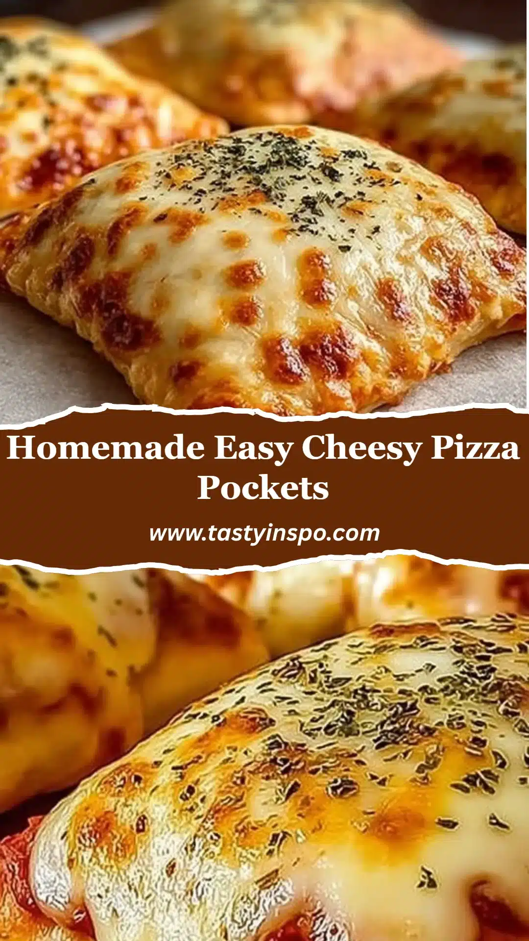 Homemade Easy Cheesy Pizza Pockets