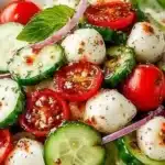 Juicy Cucumber Caprese Salad (Fresh, Easy, and Delicious) 4 juicy cucumber caprese salad 2026 02 13 144826 1024x574 1
