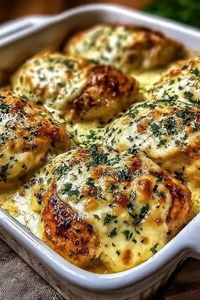 Keto Garlic Parmesan Chicken (Creamy, Juicy, and Easy) 2 Keto Garlic Parmesan Chicken
