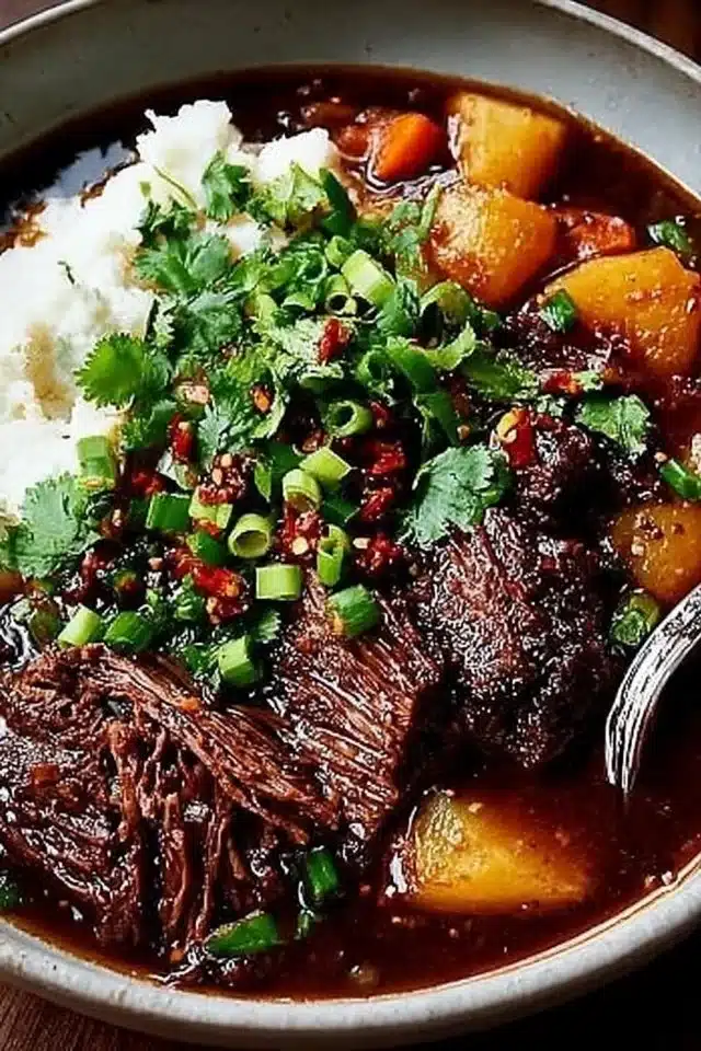 Korean Style Pot Roast