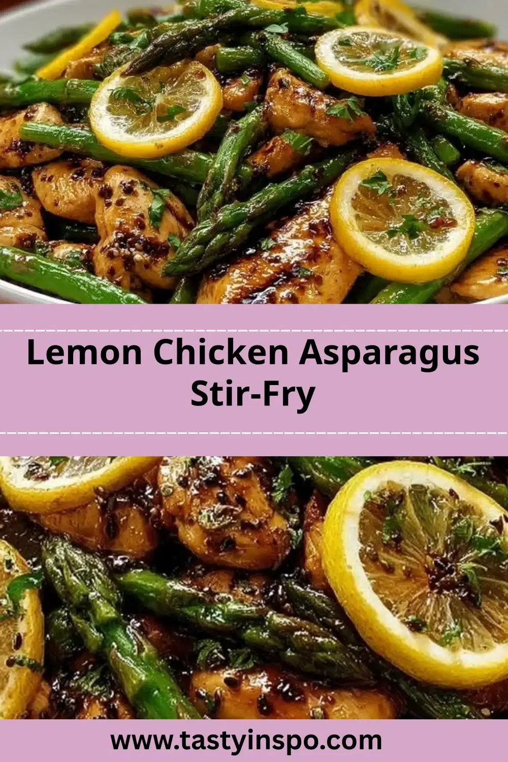 Lemon Chicken Asparagus Stir-Fry (Easy Weeknight Meal) 3 Lemon Chicken Asparagus Stir-Fry