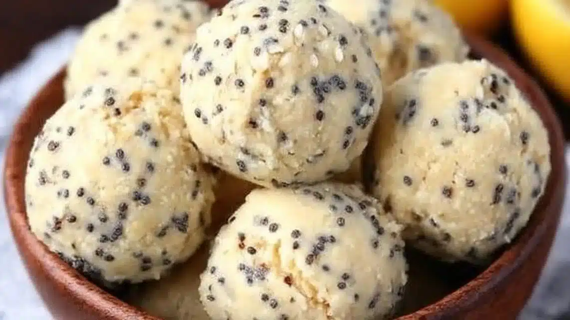 Lemon Poppy Seed Energy Bites (No-Bake, Bright & Easy) 1 Lemon Poppy Seed Energy Bites - a healthy and flavorful snack packed with energy.