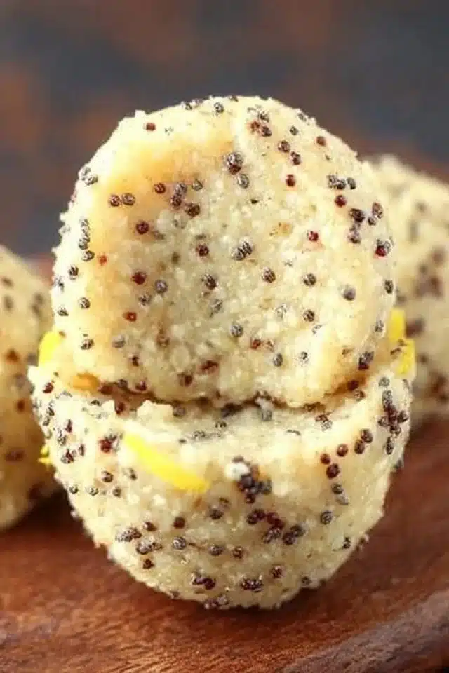Lemon Poppy Seed Energy Bites (No-Bake, Bright & Easy) 2 Lemon Poppy Seed Energy Bites