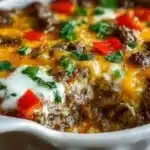 Low Carb Philly Cheesesteak Casserole (Cheesy, Easy & Delicious!) 4 low carb philly cheesesteak casserole 2026 02 09 131839 1024x574 1