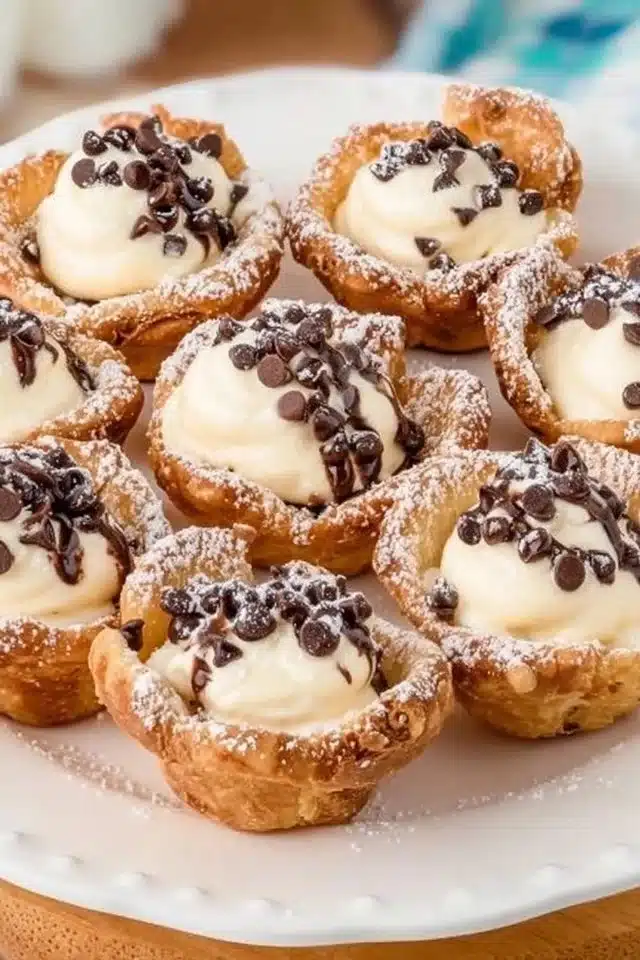 Mini Cannoli Cups