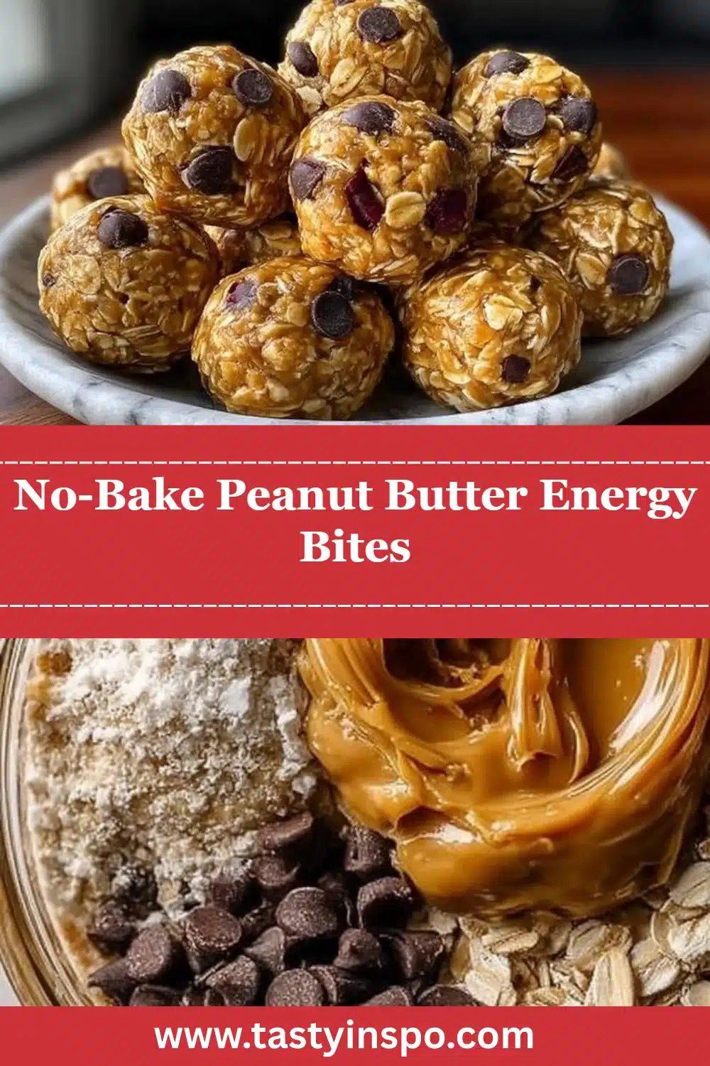 No-Bake Peanut Butter Energy Bites