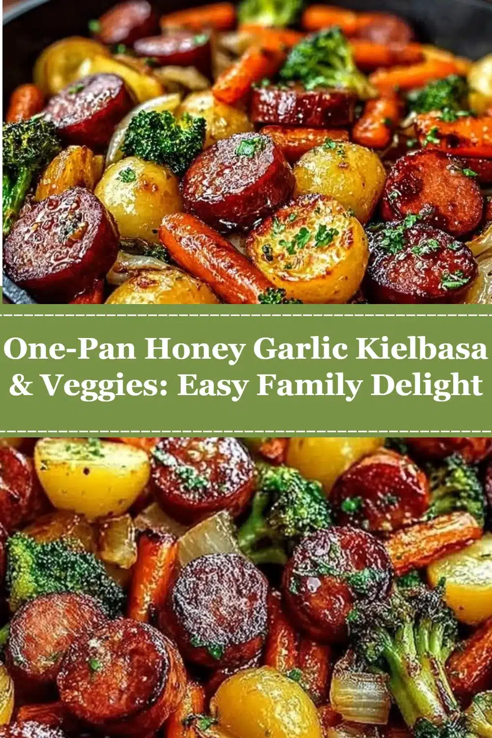 One-Pan Honey Garlic Kielbasa & Veggies (Easy Family Delight) 3 One-Pan Honey Garlic Kielbasa & Veggies: Easy Family Delight