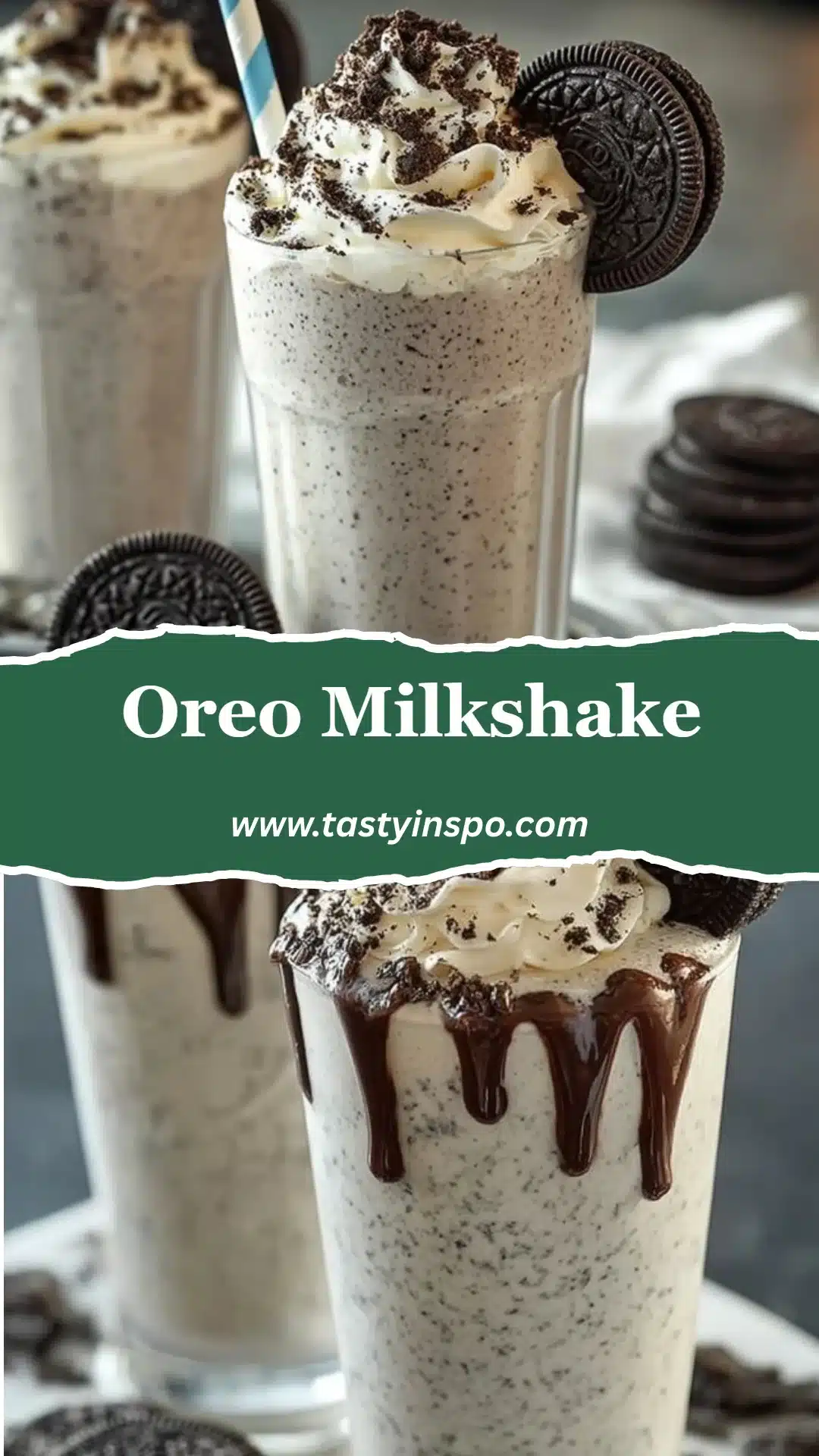 Best Oreo Milkshake (Extra Thick and Creamy) 3 Oreo Milkshake