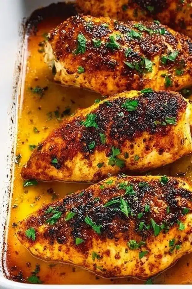 Easy Oven Baked Chicken Breast (Ready in 25 Minutes) 2 Oven Baked Chicken Breast